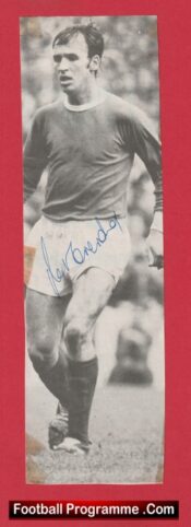 Manchester United Paddy Crerand Signed Autograph Picture Man Utd