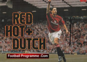 Manchester United Ruud Van Nistelrooy Signed Autographed Picture Man Utd
