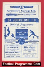 St Johnstone v  Heart Of Midlothian 1961 – Alex Ferguson Player
