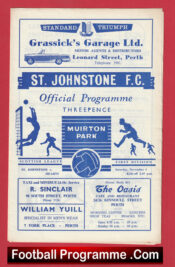St Johnstone v  Heart Of Midlothian 1961 – Alex Ferguson Player