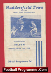Huddersfield Town v Fulham 1958 – Denis Law