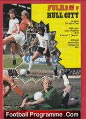 Fulham v Hull City 1976 – George Best + Marsh + Moore