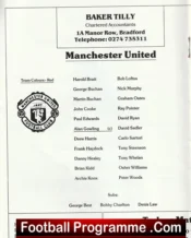 Calverley United v Manchester United 1991 – Charlton Best Law