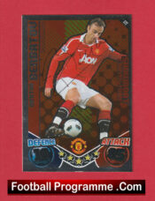 Manchester United Dimitar Berbatov Autographed Signed Football Card Man Utd
