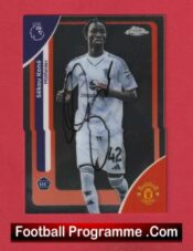 Manchester United Sekou Kone Autograph Signed Football Card Man Utd