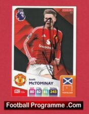 Manchester United Scott McTominay Autograph Signed Football Card Man Utd