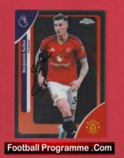 Manchester United Benjamin Sesko Autograph Signed Football Card Man Utd
