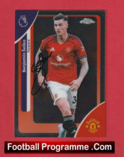 Manchester United Benjamin Sesko Autograph Signed Football Card Man Utd