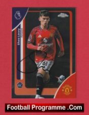 Manchester United Shea Lacey Autograph Signed Football Card Man Utd