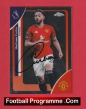 Manchester United Matheus Cunha Autograph Signed Football Card Man Utd