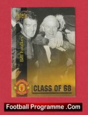 Manchester United Bill Foulkes Autograph Signed Football Card Man Utd