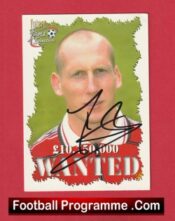Manchester United Jaap Stam Autographed Signed Football Card Man Utd