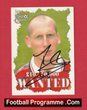 Manchester United Jaap Stam Autographed Signed Football Card Man Utd
