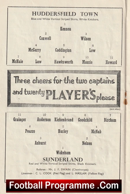Huddersfield Town v Sunderland 1958 - Denis Law - Image 3