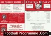Manchester United v Liverpool 1999 – Man Utd Treble Season Reserves