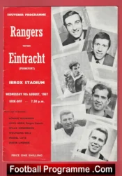 Glasgow Rangers v Eintracht Frankfurt 1967 – Souvenir Alex Ferguson