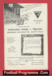 Dunfermline Athletic v Hibernian Hibs 1964 – Sir Alex Ferguson Player