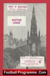 Heart Of Midlothian v Dunfermline Athletic 1966 Alex Ferguson