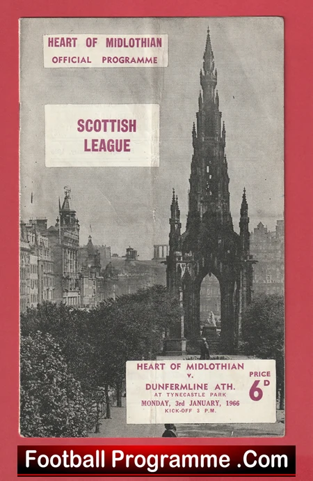 Heart Of Midlothian v Dunfermline Athletic 1966 Sir Alex Ferguson - Image 2
