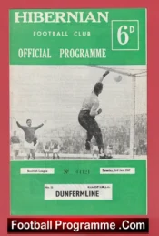 Hibernian Hibs v Dunfermline Athletic 1967 – Alex Ferguson