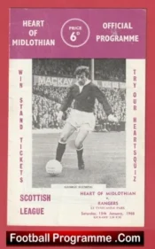 Heart Of Midlothian v Glasgow Rangers 1968 – Alex Ferguson
