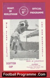 Heart Of Midlothian v Glasgow Rangers 1968 – Sir Alex Ferguson