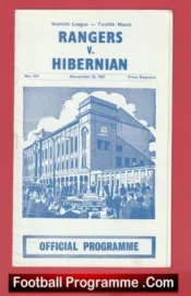 Glasgow Rangers v Hibernian Hibs 1967 – Sir Alex Ferguson