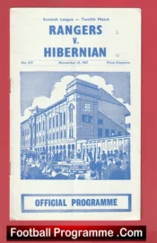 Glasgow Rangers v Heart Of Midlothian Hearts 1967 Alex Ferguson