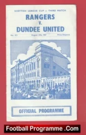 Glasgow Rangers v Dundee 1967 – Alex Ferguson