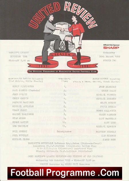 Manchester United v Notts County 1995 - Reserves Ryan Giggs - Image 2