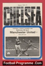Chelsea v Manchester United 1973 – Bobby Charlton Last Game Man Utd