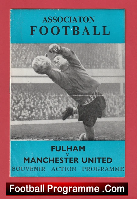 Fulham v Manchester United 1967 - Pirate Football Programme - Image 2