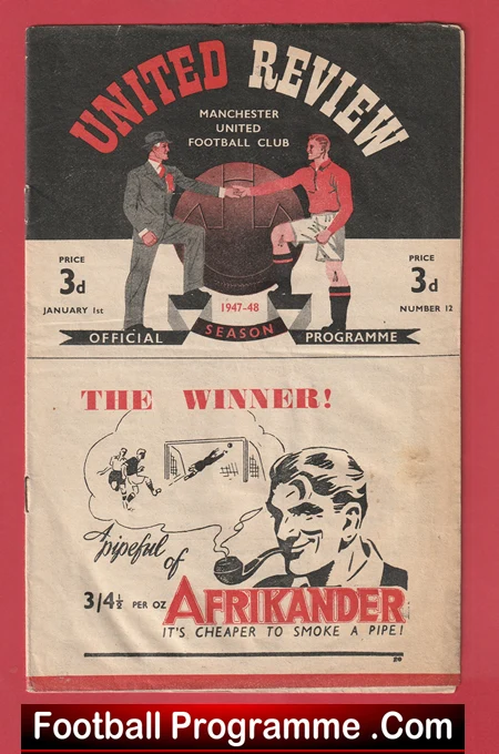 Manchester United v Burnley 1948 - Man Utd 1940s - Image 2