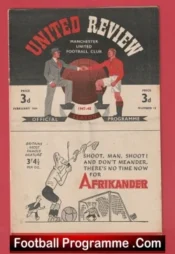 Manchester United v Preston 1948 – 1940’s Man Utd 14th Feb