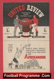 Manchester United v Preston 1948 – 1940’s Man Utd 14th Feb