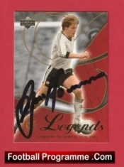 Manchester United Gordon McQueen Autographed Signed Football Card