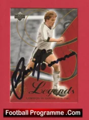 Manchester United Gordon McQueen Autographed Signed Football Card