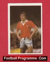 Manchester United Steve Coppell Autographed Signed Football Sticker