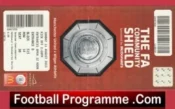 Manchester United v Wigan Athletic 2013 – Community Shield Match Ticket
