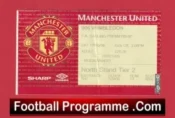 Manchester United v Wimbledon 1998 – Ticket Treble Season