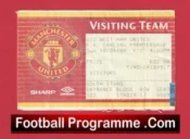 Manchester United v West Ham United 1999 – Match Ticket Treble Season