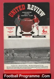 Manchester United v Leicester City 1963 – Man Utd