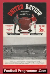 Manchester United v Leicester City 1963 – Man Utd