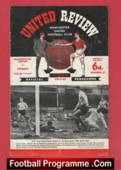 Manchester United v Arsenal 1963 – Man United 63