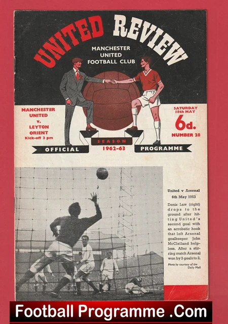 Manchester United v Leyton Orient 1963 - Man Utd - Image 2