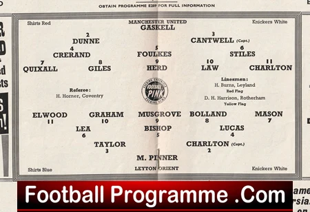 Manchester United v Leyton Orient 1963 - Man Utd - Image 3