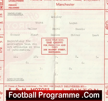 Droylsden v Accrington Stanley 1965 - Image 3