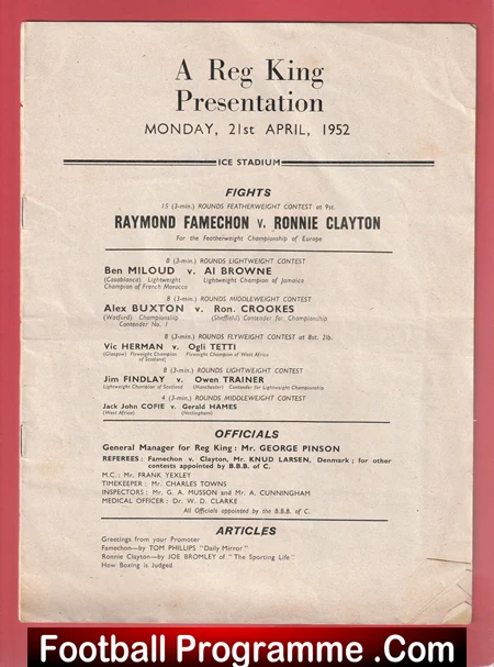 Amateur Boxing Tournament 1952 Featherweight Championship - Image 3