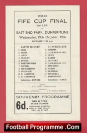 Raith Rovers v Dunfermline 1966 – Fife Cup Final