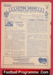 Leyton Orient v Huddersfield Town 1958 – Denis Law November